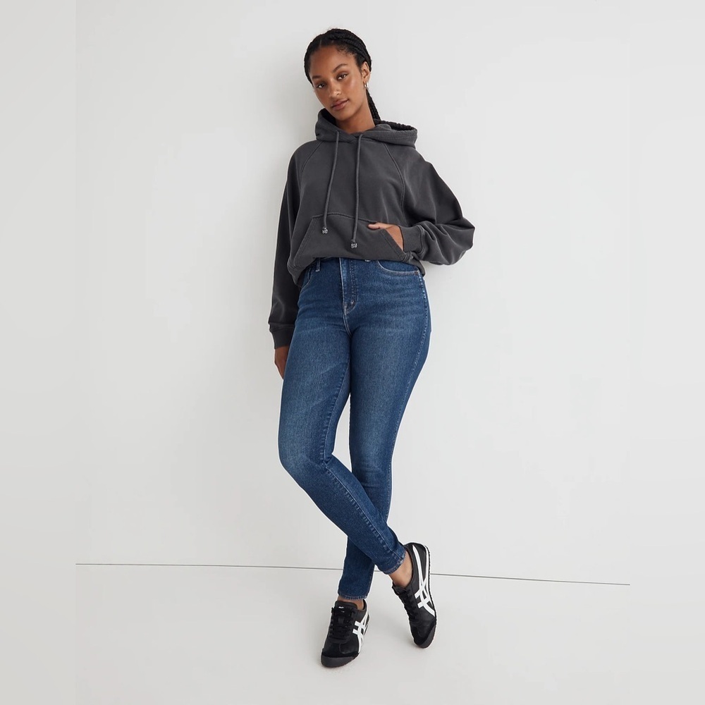 Madewell 10" High-Rise Skinny Jeans in Smithley Wash